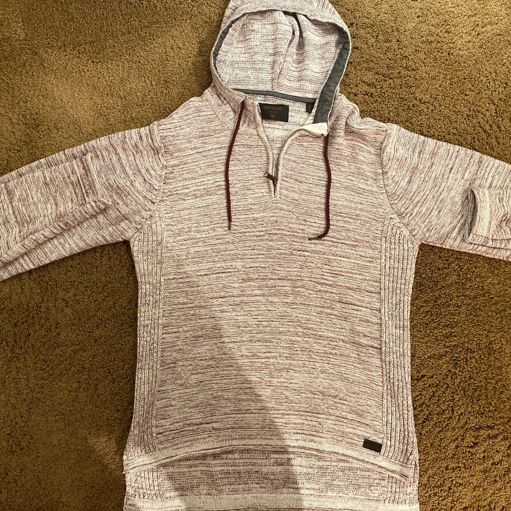 Quarter-zip Hooded Sweater